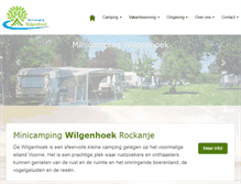 Tablet Screenshot of minicamping-wilgenhoek.nl